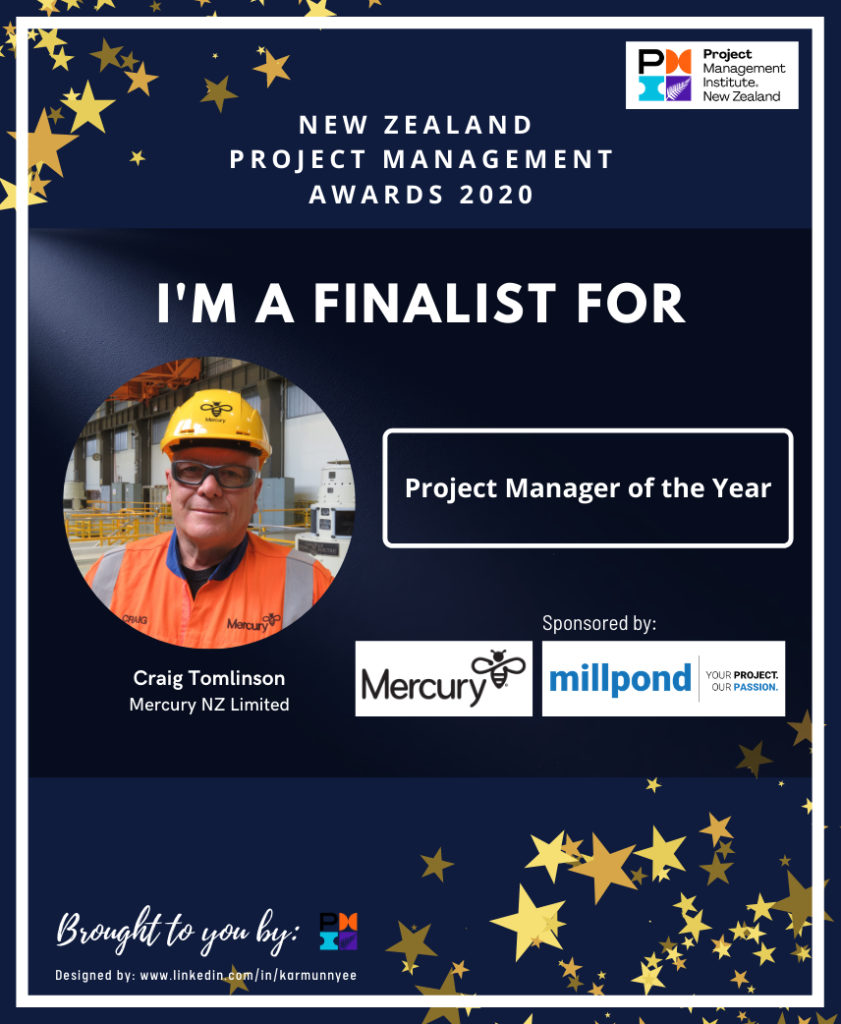The Millpond Project Manager of the Year Award Finalist - Craig Tomlinson